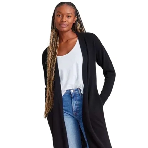 Charter Club Women's New With Labels Drawstring Waist Cardigan, Long Size M. - Picture 1 of 7